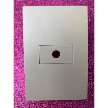 Placa Furo Horizontal 4x2 - RECTA Areia Satin Fosco Placa Furo Horizontal 4x2 - RECTA Areia Satin Fosco